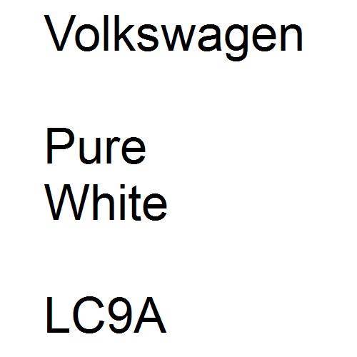 Volkswagen, Pure White, LC9A.